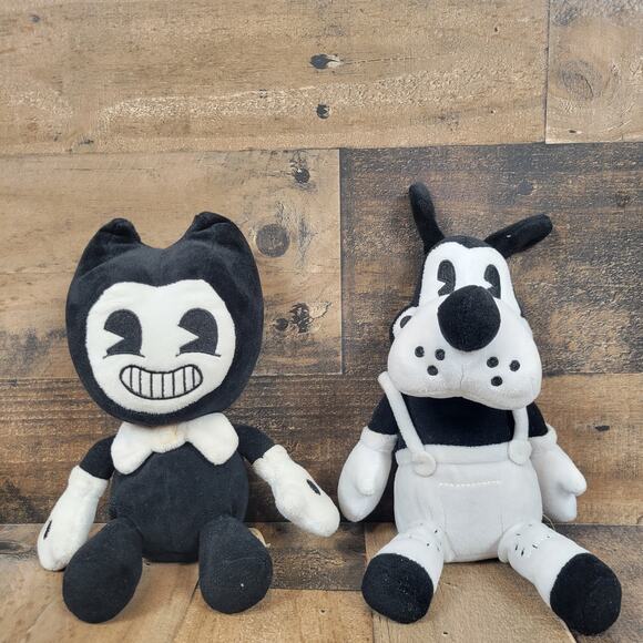 Phatmojo Bendy And The Ink Machine Plush Stuffed Squeaker w/ Boris Wolf 9" Rare - Picture 1 of 15